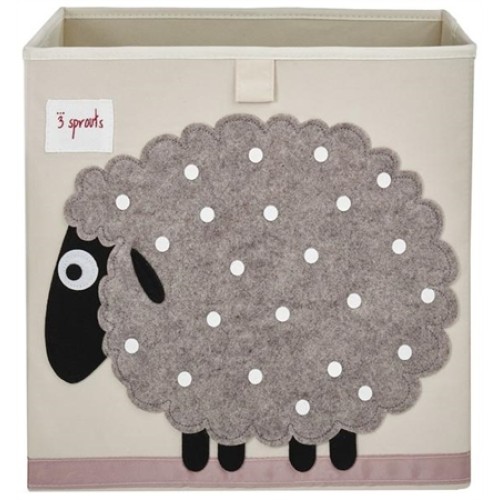 3 sprouts τετράγωνο καλάθι για τα παιχνίδια Storage Box sheep