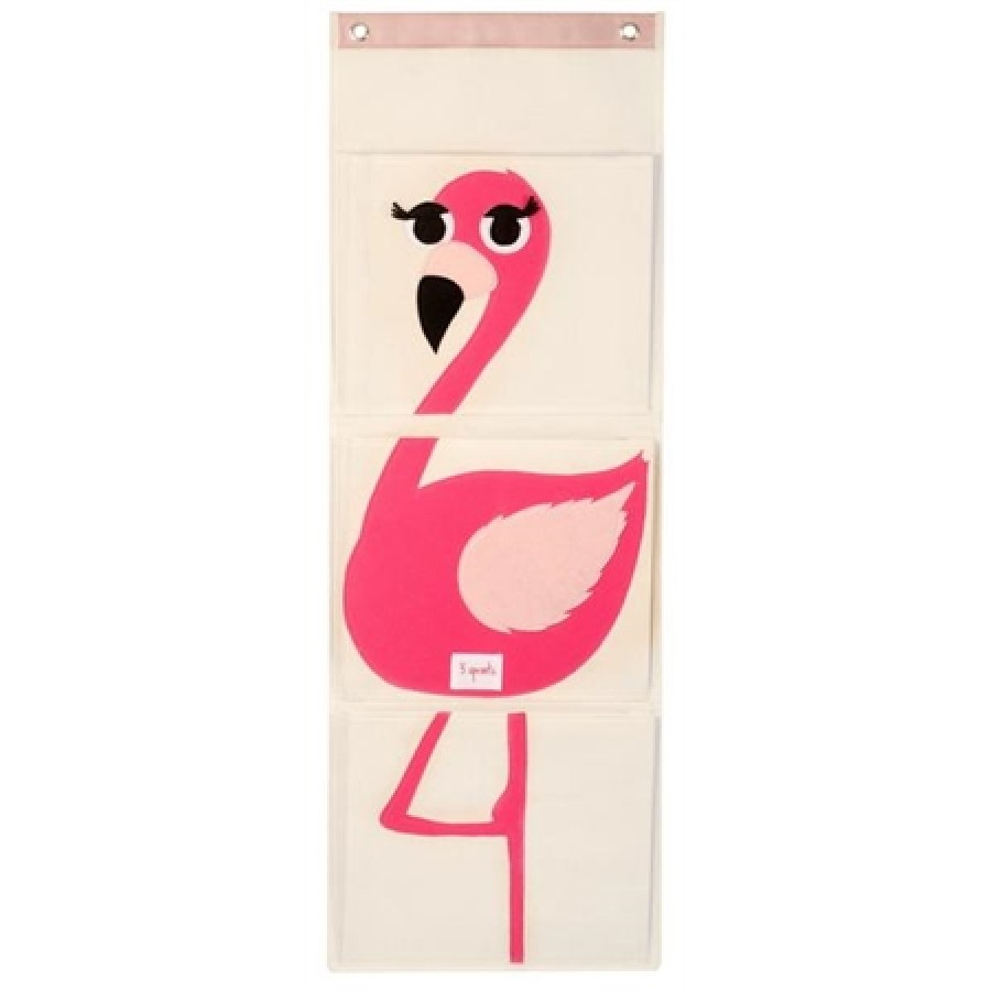3 sprouts - Wall organizer Flamingo
