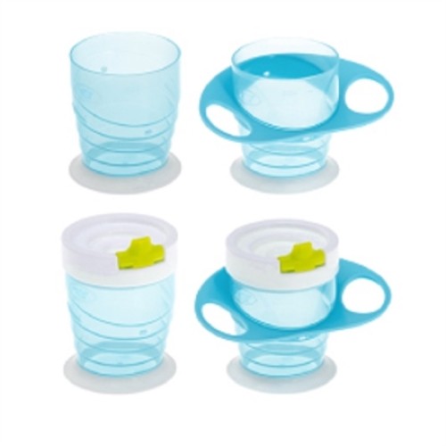 Brother Max Sippy Cup - Εκπαιδευτικό Ποτήρι -4 στάδια 220ml ( Εύκολη κατάποση -γουλιά ) ,  σιελ