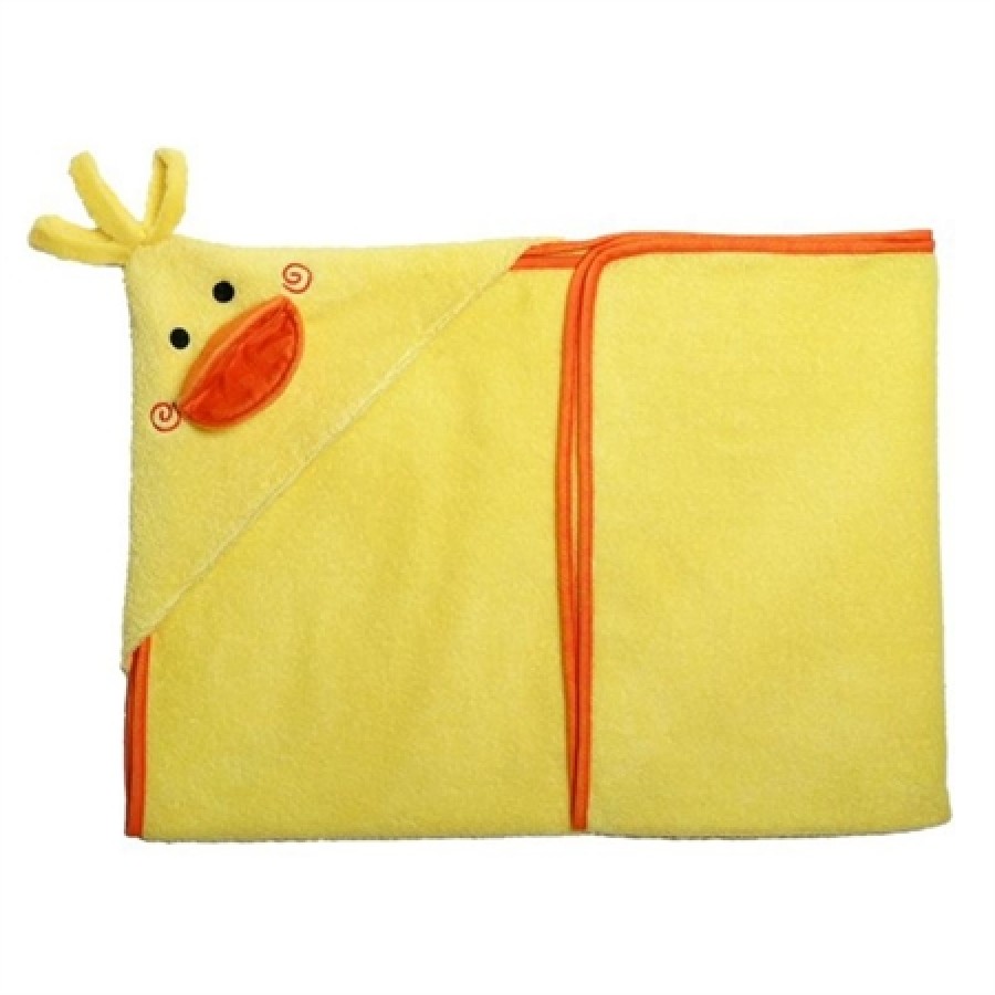 Zoocchini μπουρνουζοπετσέτα   Puddles The  Duck (0- 24 μηνών)  ZOO1001
