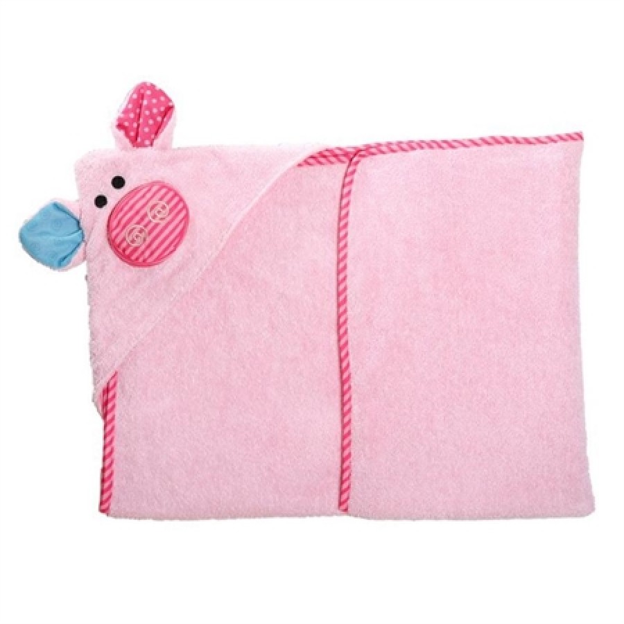 Zoocchini μπουρνουζοπετσέτα  Pig (0- 24 μηνών)