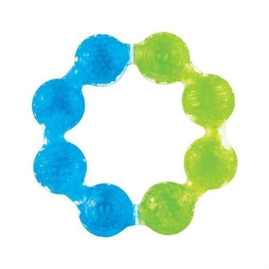 Munchkin Μασητικό Ψυγείου Fun Ice Ring Teether Λαχανί -Σιέλ