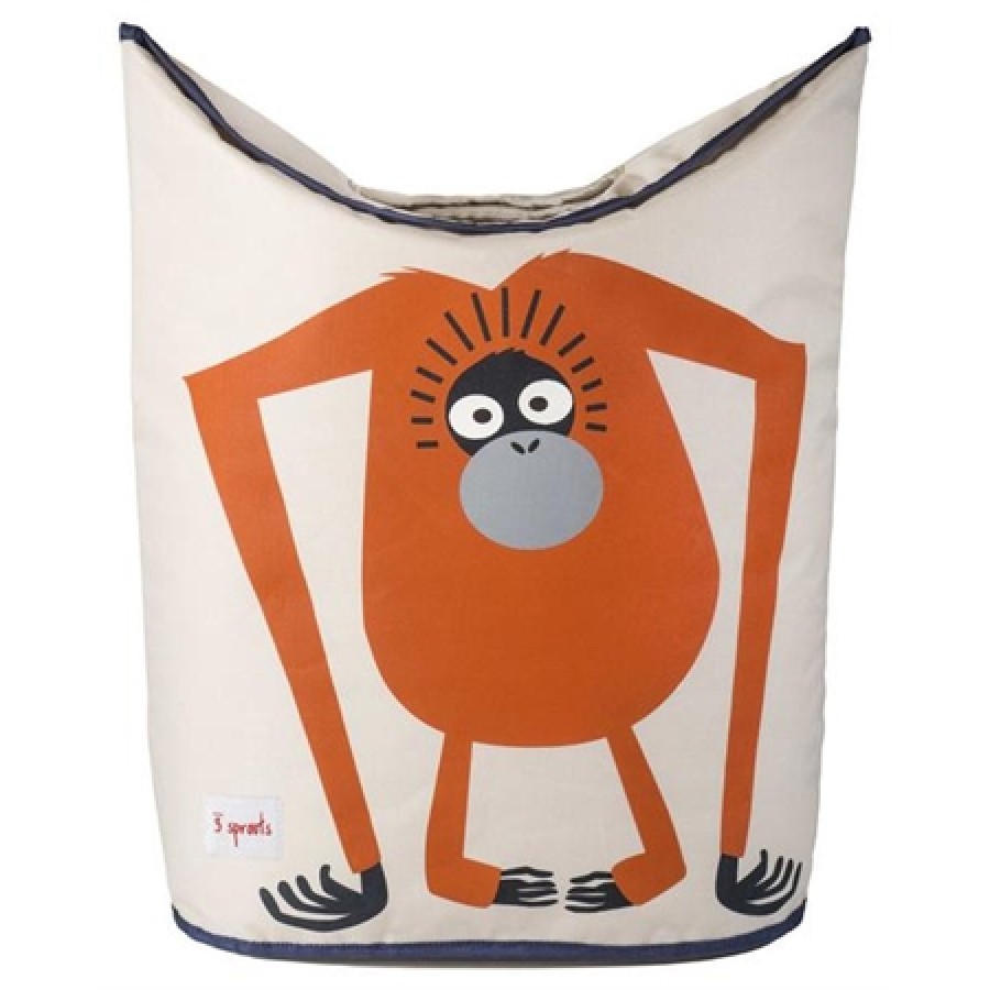3 sprouts καλάθι για τα άπλυτα  Laundry Hamper orangutan