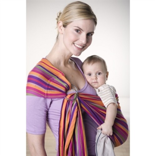 Μάρσιπος Amazonas Ring  Sling Ροζ-Λιλά ρίγα