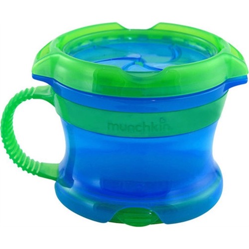 Munchkin (snack catcher )Δοχείο Αποθήκευσης & Μεταφοράς Παιδικών Τροφών 12m+, Μπλε - Πράσινο