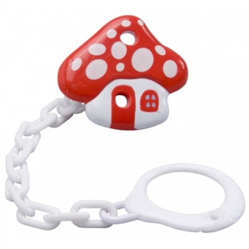 BabyOno Κλιπ πιπίλας "Toadstool"