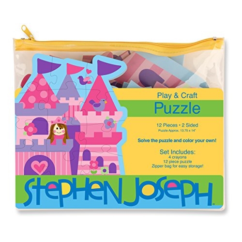 stephen joseph play and colour puzzle 12 Pieces Princees