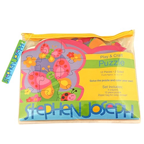 stephen joseph play and colour puzzle 12 Pieces Garden