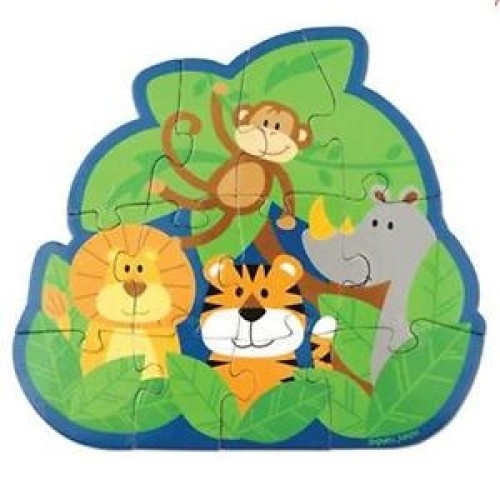 stephen joseph play and colour puzzle 12 Pieces Zoo