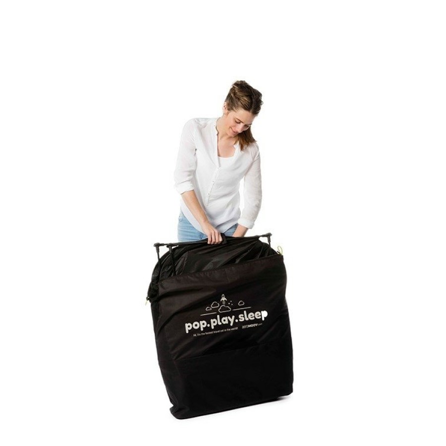 AeroMoov Instant Travel Cot  Αναδιπλούμενο παρκοκρέβατο ( grey-black)-ATC11060-GR