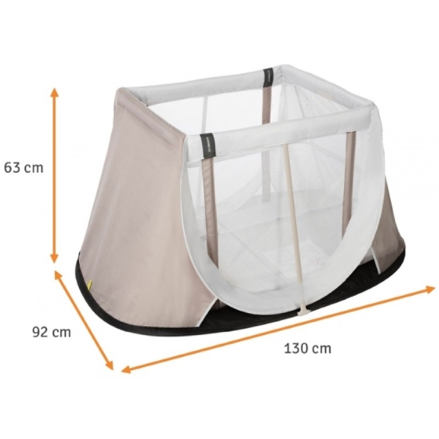 AeroMoov Instant Travel Cot  Αναδιπλούμενο παρκοκρέβατο ( beige-black)-ATC11060-WS