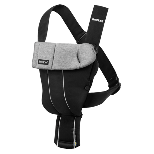 Μάρσιπος Babybjorn  original Black Granite / cotton jersey