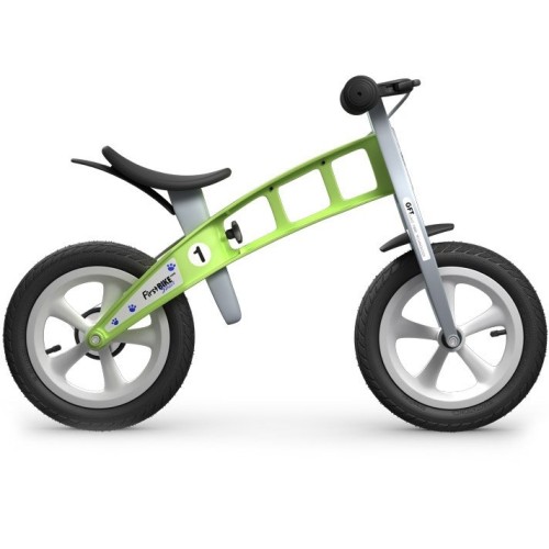 FirstBike Ποδήλατο εκμάθησης ισορροπίας 2+ Street Green ΜΕ ΦΡΕΝΟ