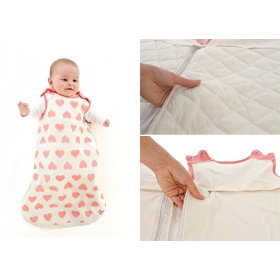 Babasac Υπνόσακος 2 σε 1 ( 1 εως 2,5 tog )Heart Pink 18-36 μηνών