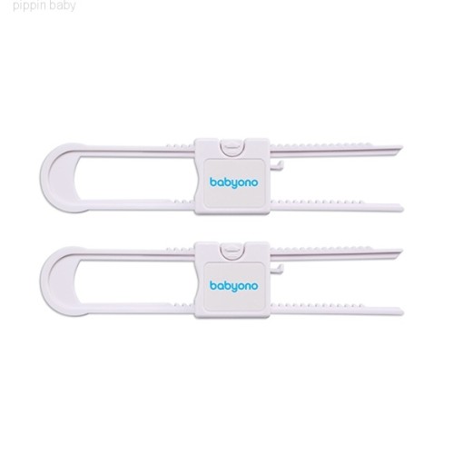 Babyono Προστατευτικά για ντουλάπια & συρτάρια με πόμολα 955 ( σετ 2 τμχ )