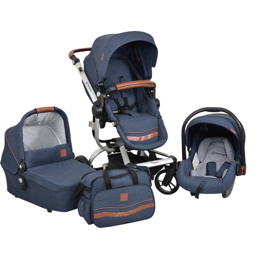 Bebe Stars Πολυκαρότσι Torro 3σε1 Jean 360T-181