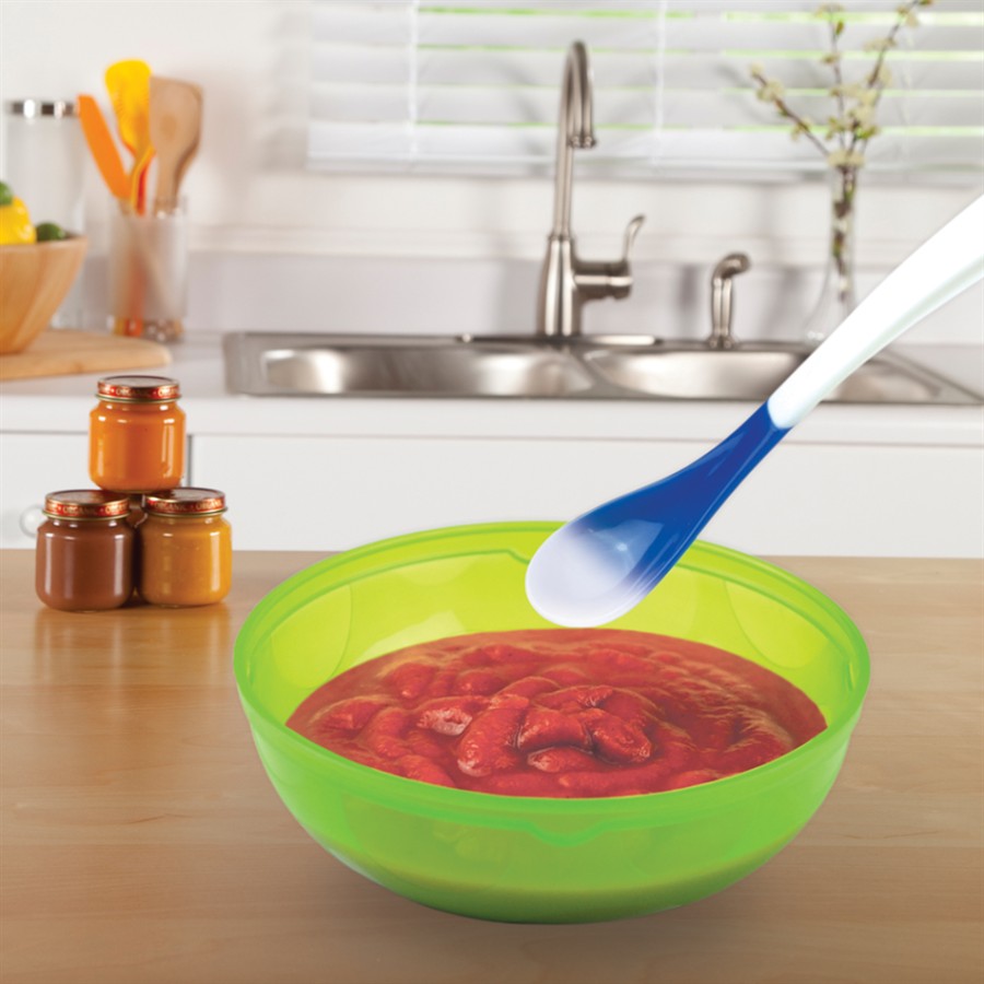 Munchkin White Hot Safety Spoons, Κουταλάκια φαγητού με ένδειξη θερμότητας 4m+, 4 τεμάχια (11522)