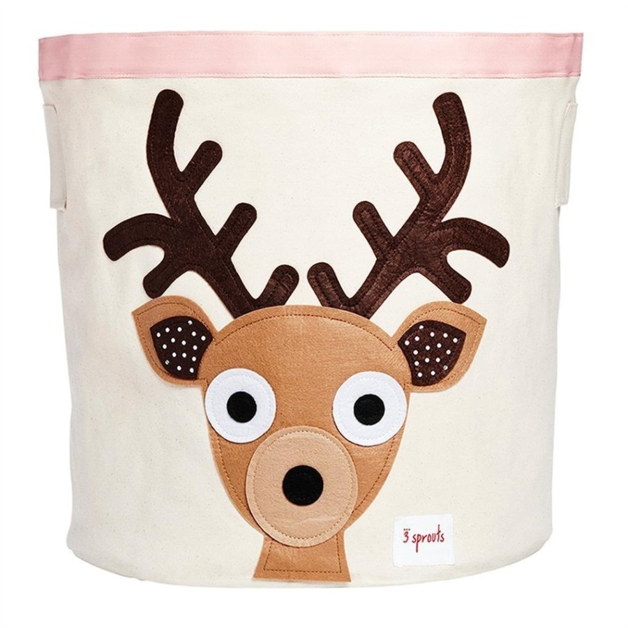 3 sprouts καλάθι για τα παιχνίδια στρογγυλό storage bin Deer