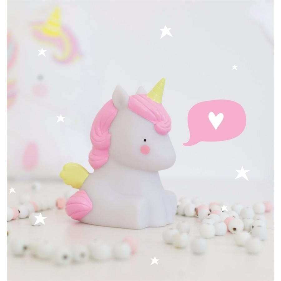 A LITTLE LOVELY COMPANY UNICORN Little Light (LLUNWH34)