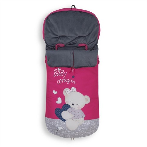 Ποδόσακος - Σάκος INTERBABY Baby Corazon, Fuchsia (10036)