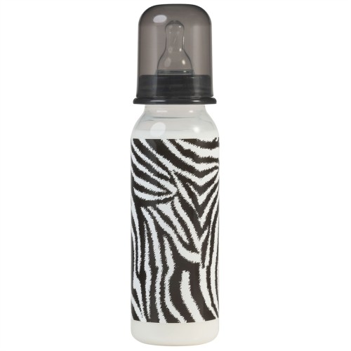 Rock Star Baby-Μπιμπερό με διάφανο καπάκι 250ml-Zebra (RSB97072)