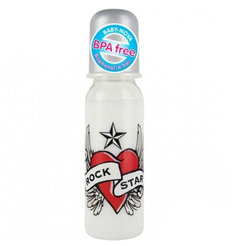 Rock Star Baby-Μπιμπερό 250ml-Heart & wings(RSB97060)