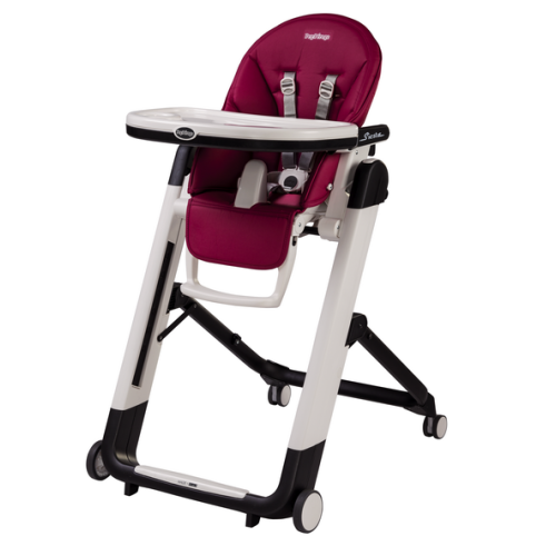 Καρέκλα φαγητού Peg Perego  FOLLOW  ME Siesta BERRY  με ΔΩΡΟ μαξιλαράκι Peg Perego Kit Cushion 4091BL29