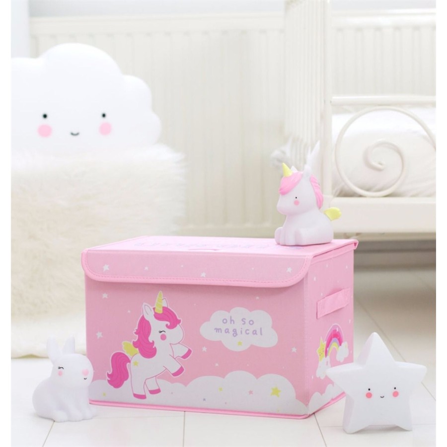 A Little Lovely Company κουτί αποθήκευσης για παιχνίδια pop up Unicorn(STPUUN01)