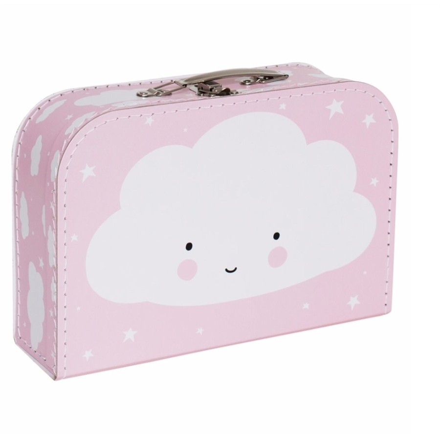 A little lovely company Βαλίτσα Cloud pink SCCLPI02
