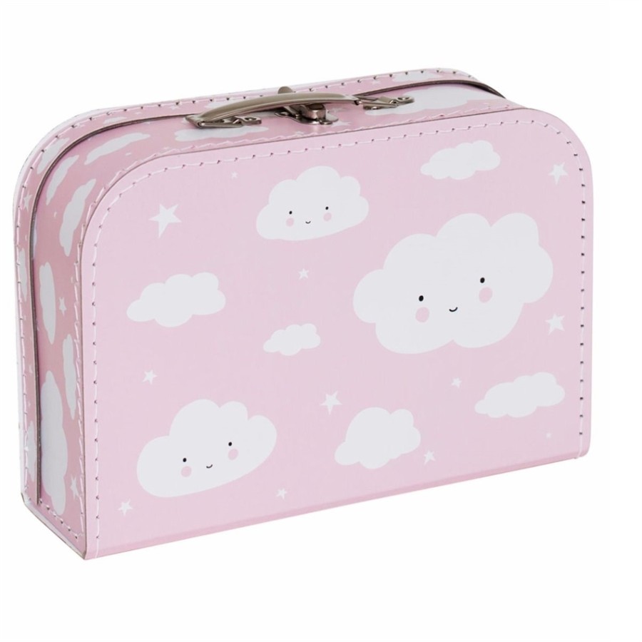 A little lovely company Βαλίτσα Cloud pink SCCLPI02