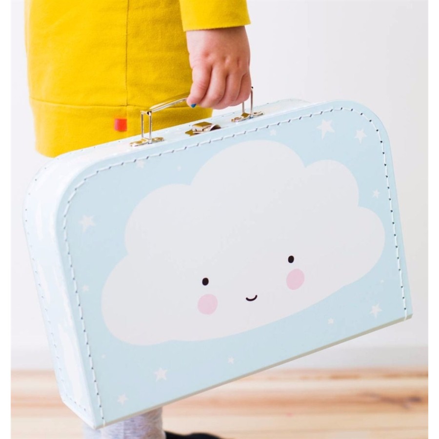 A little lovely company Βαλίτσα Cloud blue SCCLBU03