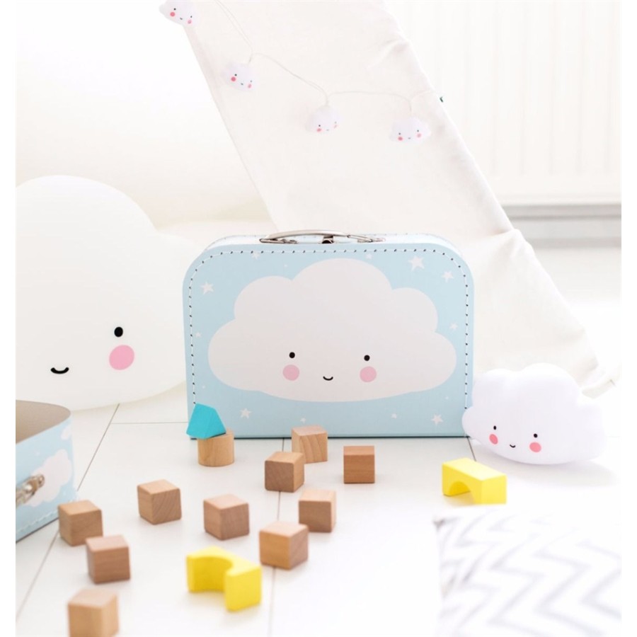 A little lovely company Βαλίτσα Cloud blue SCCLBU03