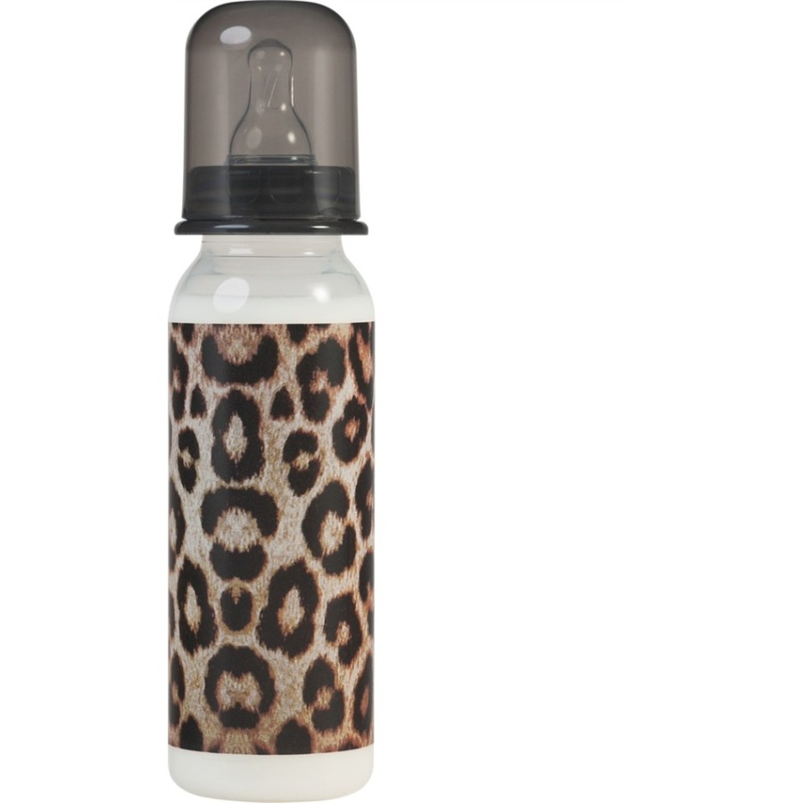 Rock Star Baby-Μπιμπερό με διάφανο καπάκι 250ml-Leopard (97071)