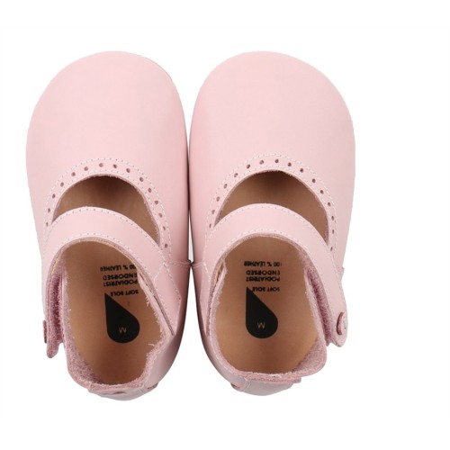 Bobux Δερμάτινο βρεφικό παπούτσι Blossom Mary Jane Light Pink  Softsoles-4308