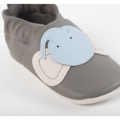 Bobux Δερμάτινο βρεφικό παπούτσι  Softsoles  Elephant Grey-4115