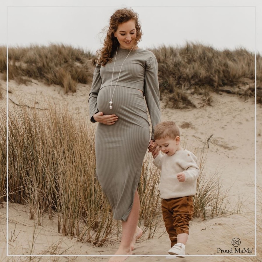 PROUDMAMA Μενταγιόν εγκυμοσύνης BABYBELL GLOWING ΠΑΤΟΥΣΑΚΙΑ BOY (439)
