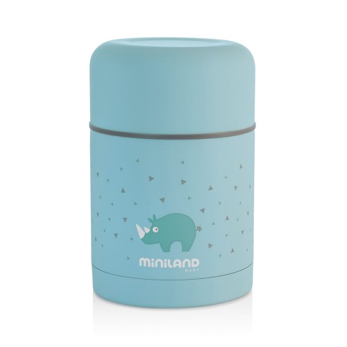 Miniland Ανοξείδωτος Θερμός Φαγητού Silky Food Thermos Blue 600ml