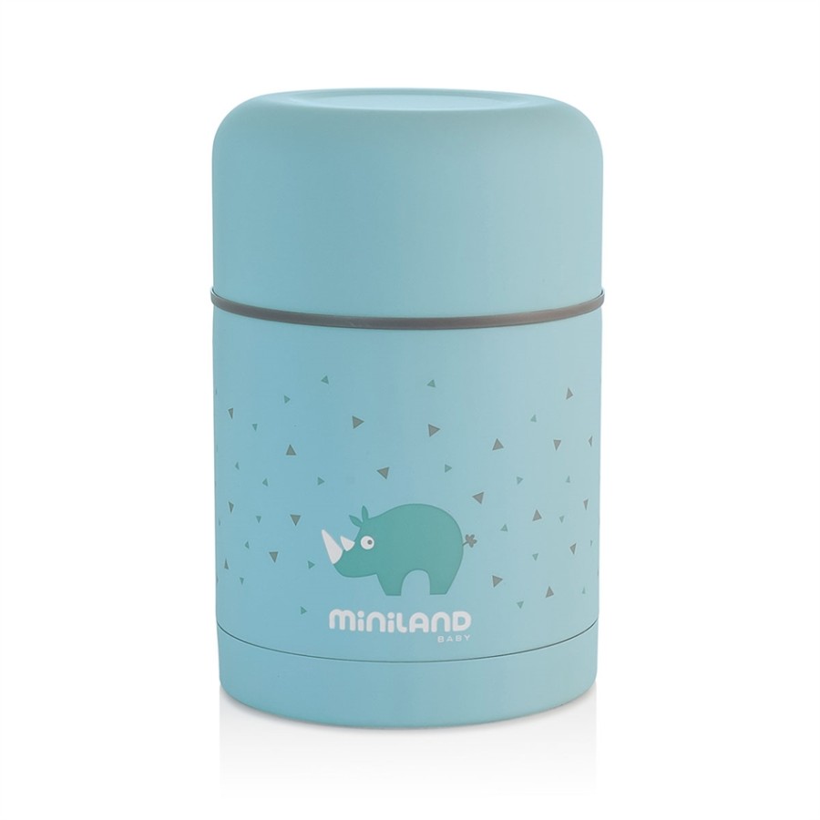 Miniland Ανοξείδωτος Θερμός Φαγητού Silky Food Thermos Blue 600ml