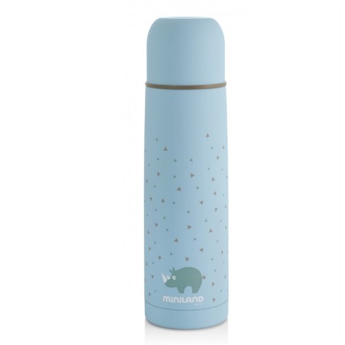 Miniland Ανοξείδωτος θερμός Υγρών SILKY THERMOS BLUE  (500ml)89218