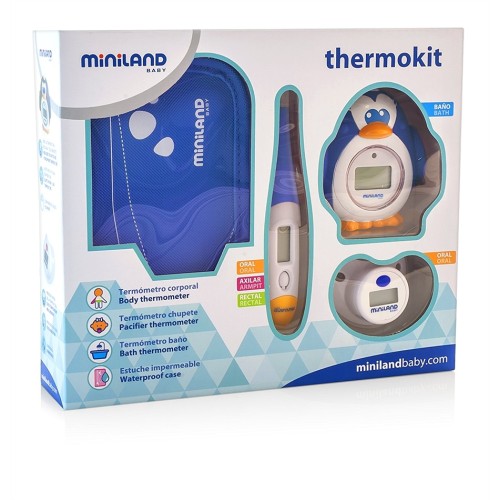 Σετ 3 θερμομέτρων Miniland Thermokit BLUE 89080