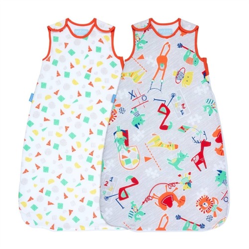 GroBag Πακέτο 2 Υπνόσακοι 1 tog  0-6 μηνών Childs play wash & wear(5259)