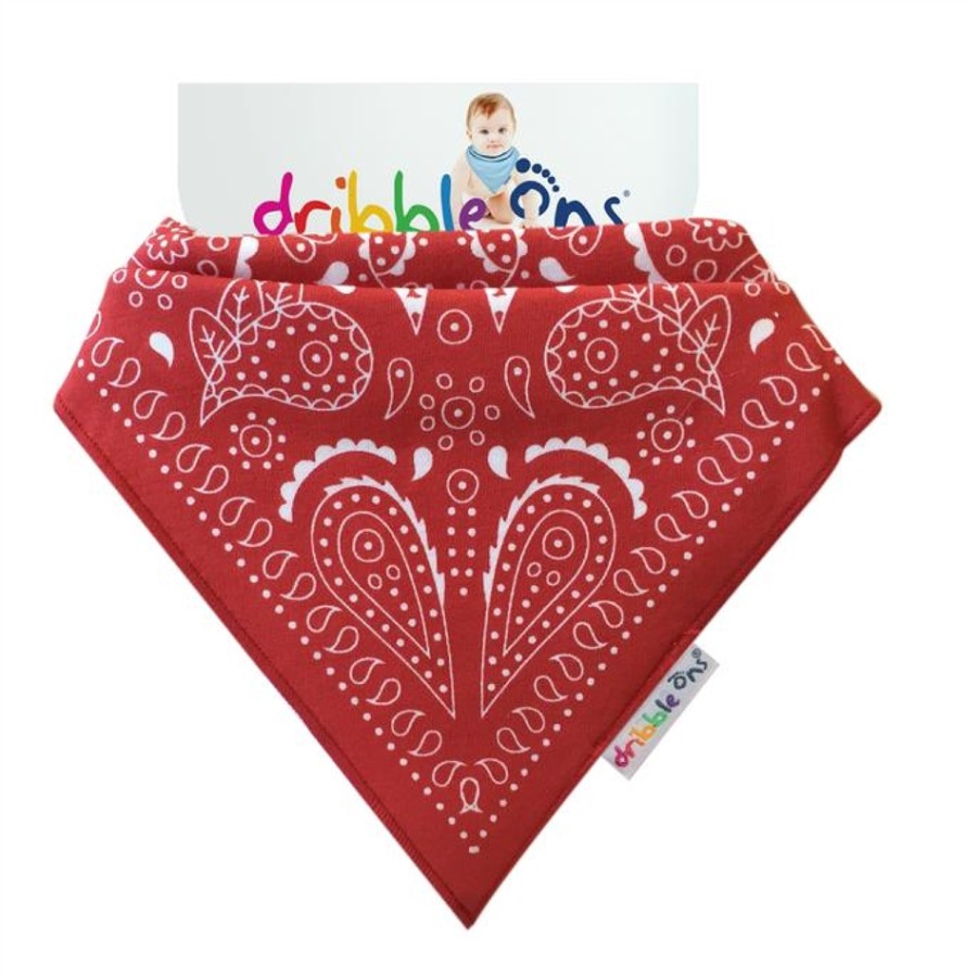 DRIBBLE ONS – ΣΑΛΙΑΡΕΣ ΜΠΑΝΤΑΝΕΣ paisley red -91375