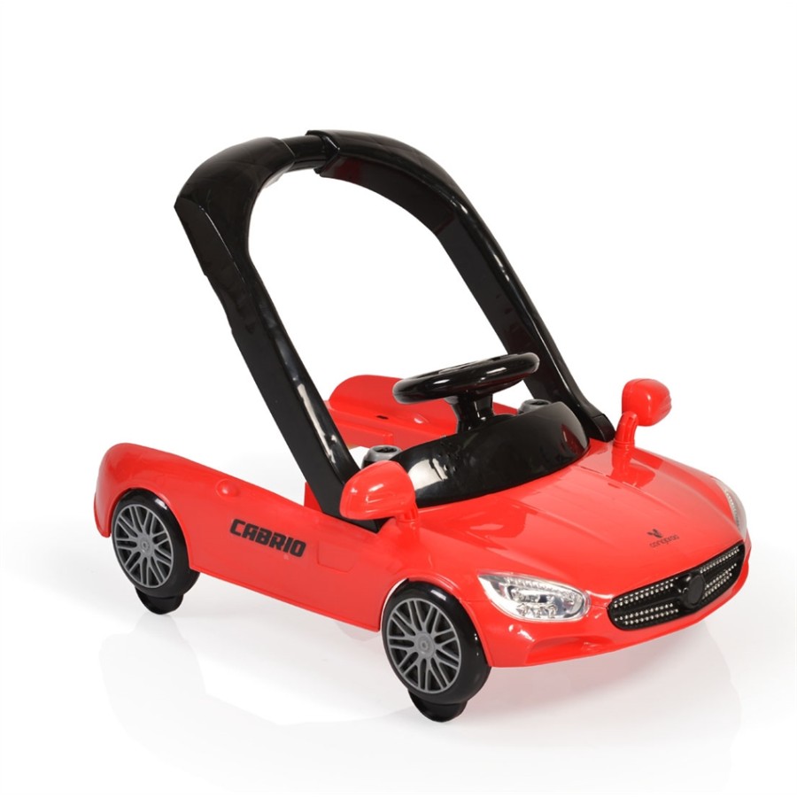 Cangaroo Cabrio 2 σε 1 Στράτα Περπατούρα με ηλεκτρονικό μουσικό παιχνίδι- RED (6243654)