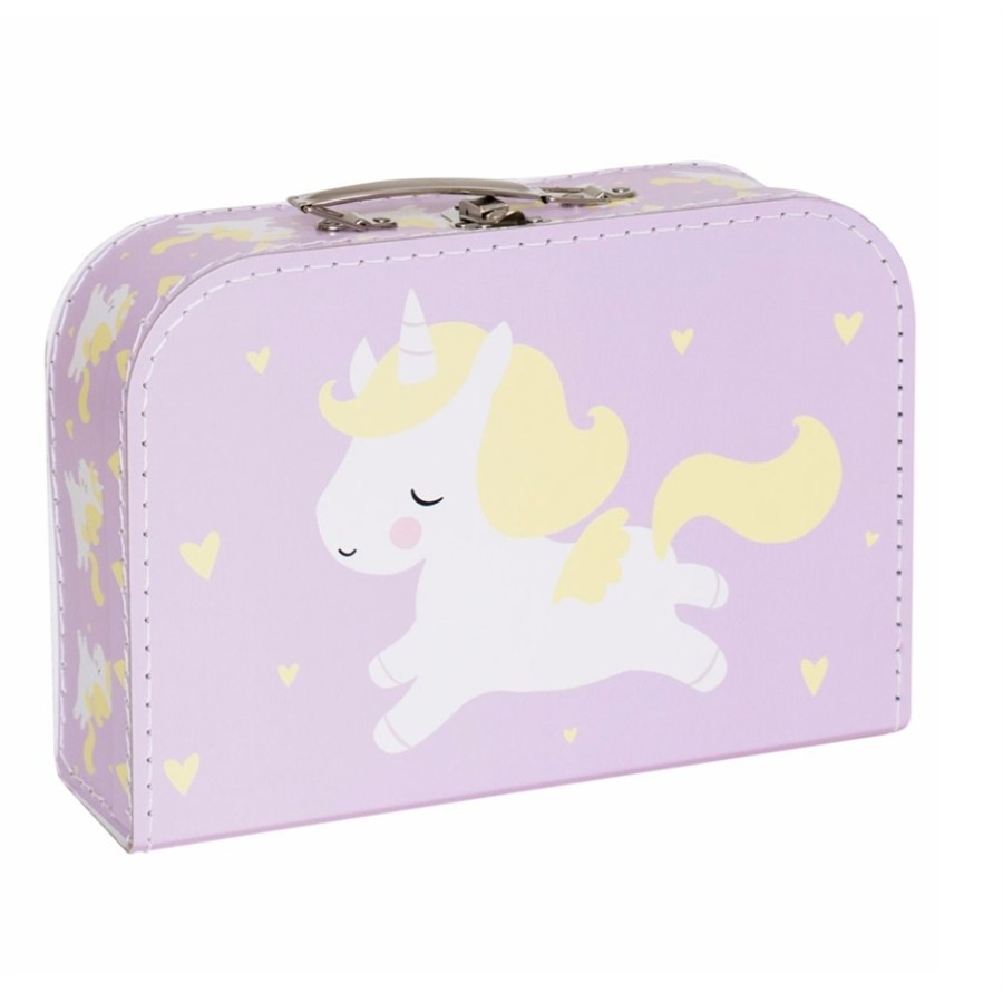 A little lovely company Βαλίτσα Unicorn LILAC SCUNPI01