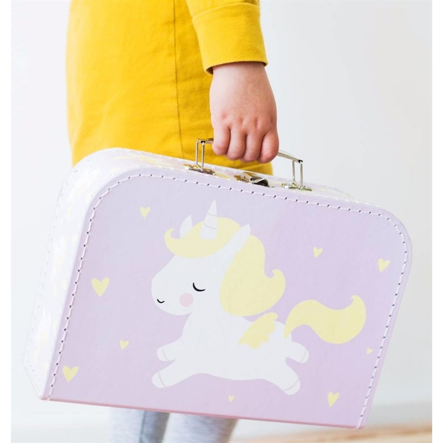A little lovely company Βαλίτσα Unicorn LILAC SCUNPI01