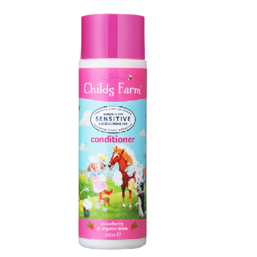 Childs Farm μαλακτικό  STRAWBERRY &amp; ORG MINT 250ML-CF105 (6007186)