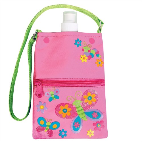 Stephen Joseph Water Bottle Totes -τσαντάκι με squiz -butterfly-29003