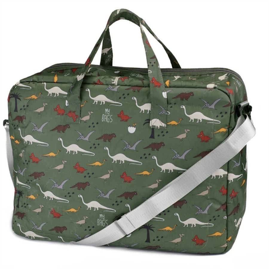 My Bag's βαλίτσα μαιευτηρίου και παιδική Τσάντα Μαιευτηρίου DINOS-WB-DIN-VER