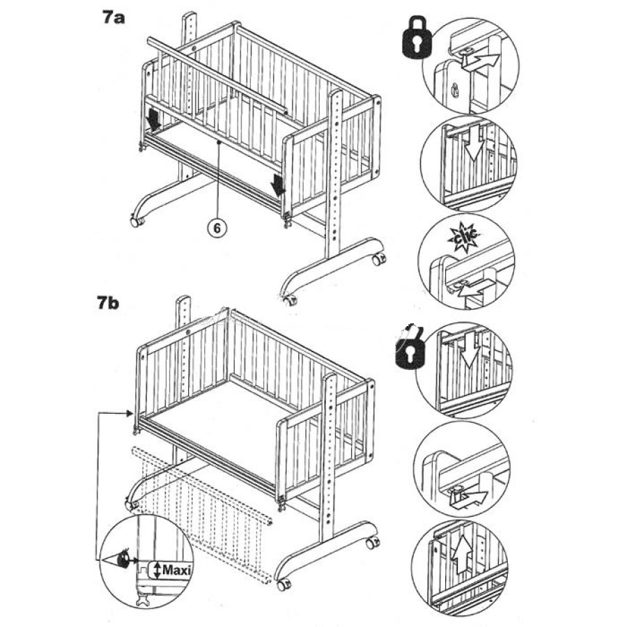 Interbaby ΛΊΚΝΟ μαζί με στρώμα ανατομικό και ντύσιμο λίκνου COLECHO 