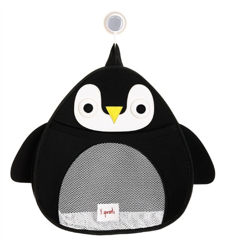 3 sprouts θήκη για τα σαμπουάν & τα παιχνίδια Bath Storage Penguin